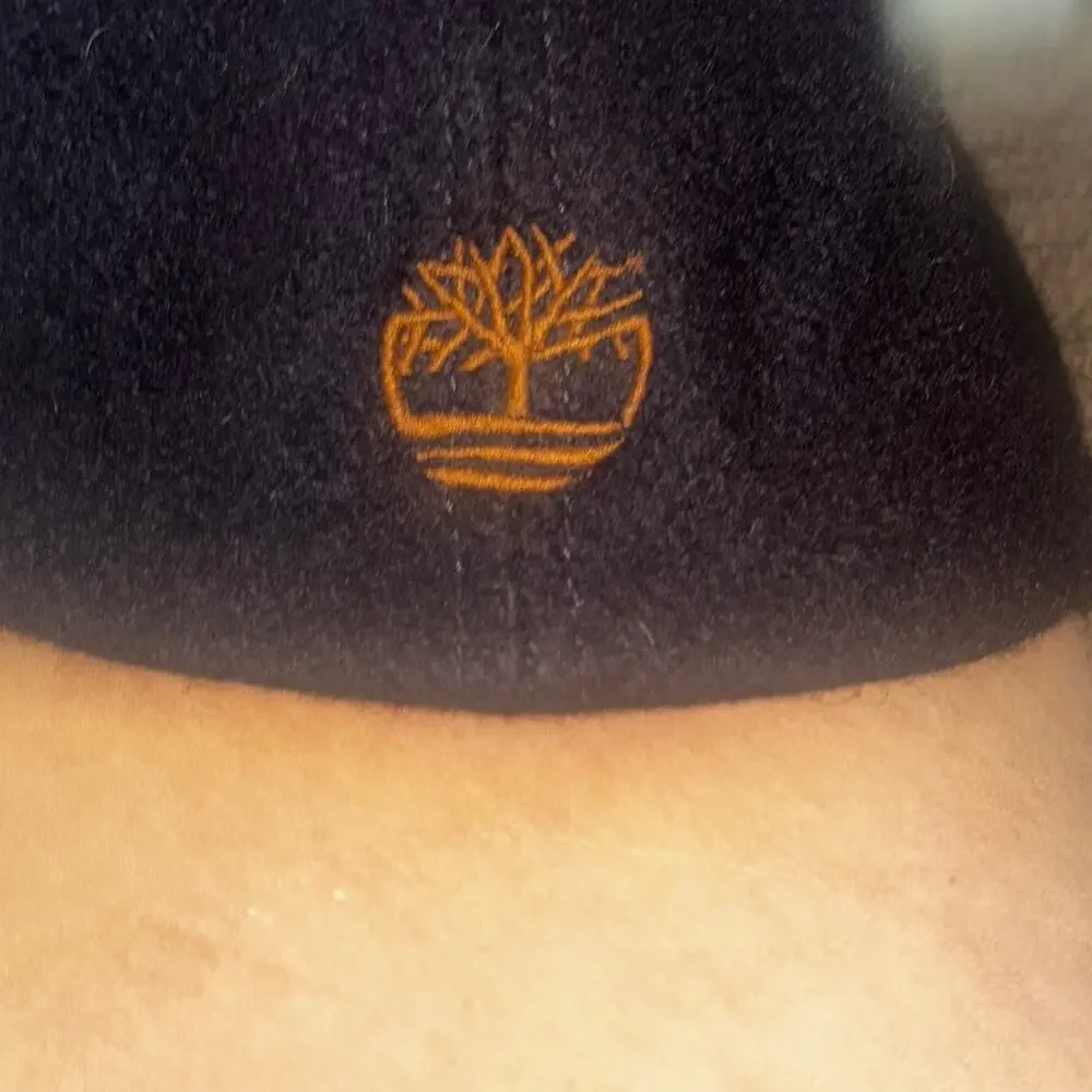 Timberland Blue Wool Suede Baseball Hat Cap Mens OS Adjustable Outdoorsy